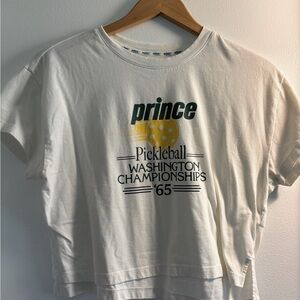 Prince White and Blue Pickleball Tee